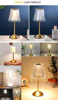 Lampe Tactile Nordique Rechargeable Chevet – photo 13