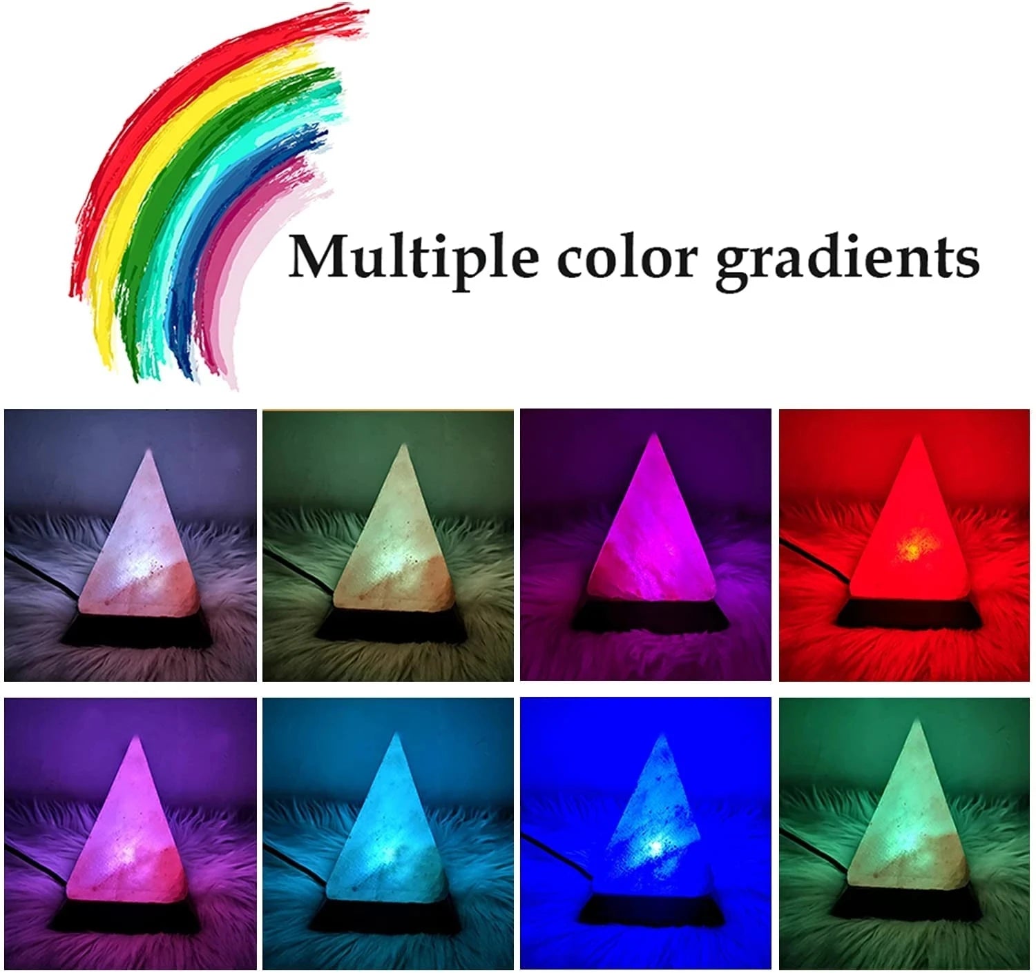 Lampe Sel Himalayan 8 Couleurs USB – photo 9