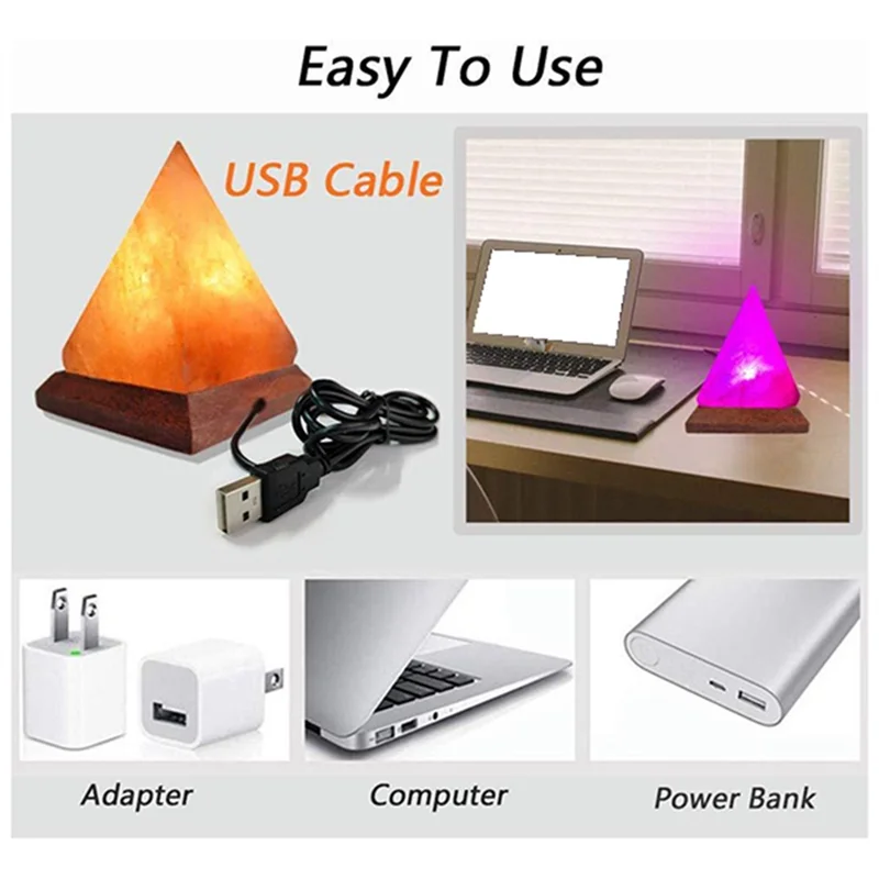 Lampe de Sel Himalayan USB - vue 5