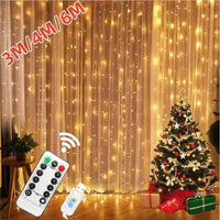 Rideau LED Guirlande Télécommande USB Télécommande – photo 7