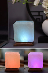 Lampe Sel Colorée 100% Naturelle Sculptée – photo 8
