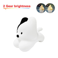 Veilleuse Silicone Chat Rechargeable — 7 Couleurs LED, Capteur Tactile, Enfant Bébé – photo 8