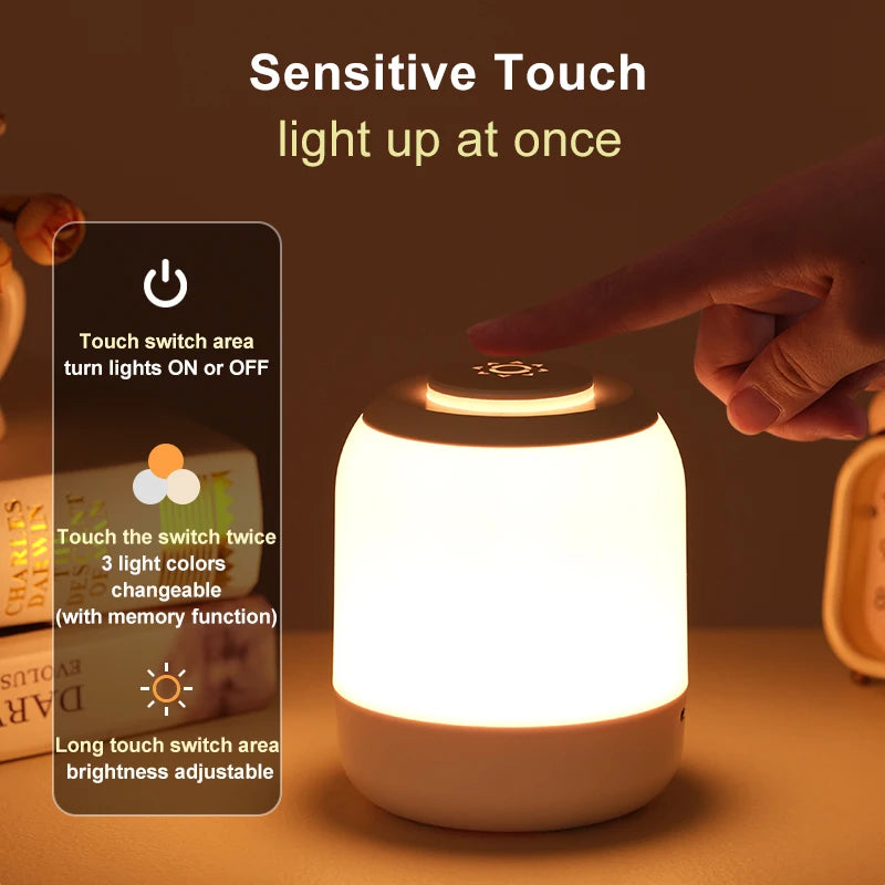 Lampe Tactile Rechargeable USB Enfant - vue 4