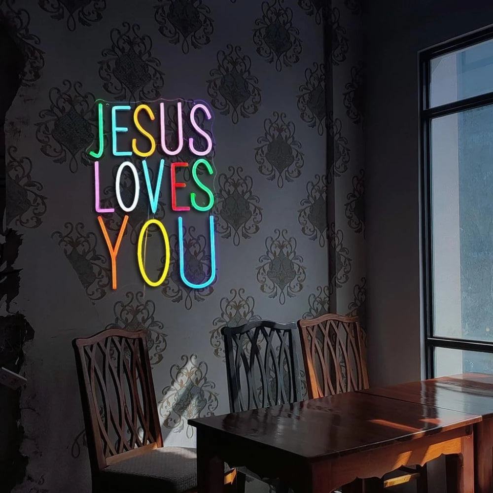 Néon LED « Loves You » Mural – photo 5
