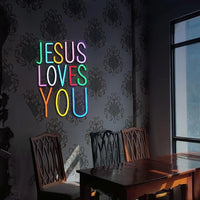 Néon LED « Loves You » Mural – photo 5