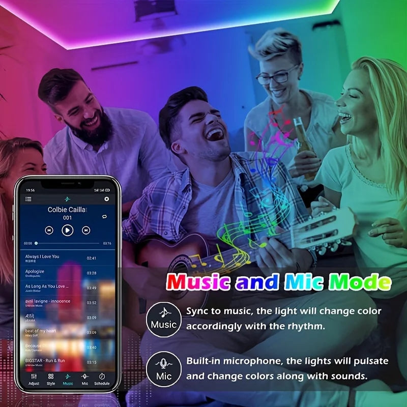 Ruban LED RGB 40m Music Sync App Smart – photo 11