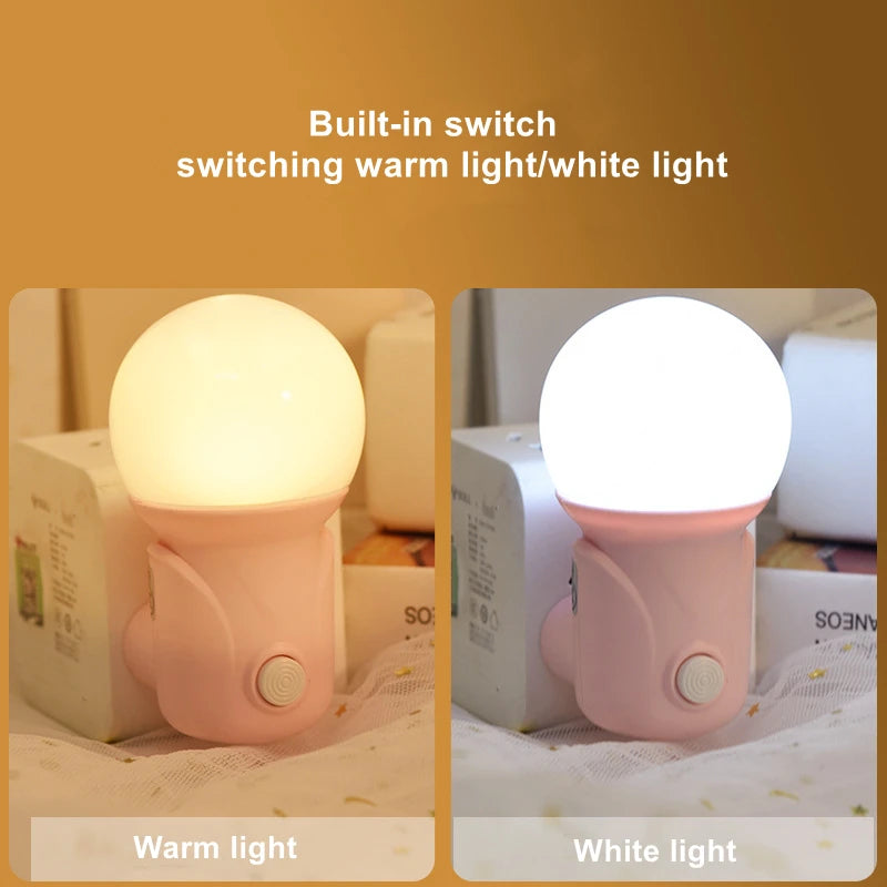 Veilleuse Prise Bébé LED — Dimmable 2 Couleurs, Prise EU Directe, Chambre Enfant – photo 5