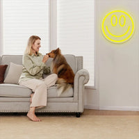Néon LED Smile Face Mural – photo 4