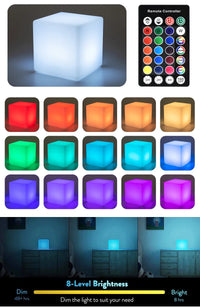 Cube LED Géométrique Décoratif – photo 10