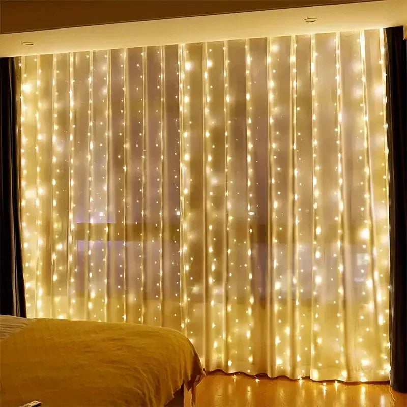 Rideau LED Guirlande Télécommande USB Télécommande – photo 12
