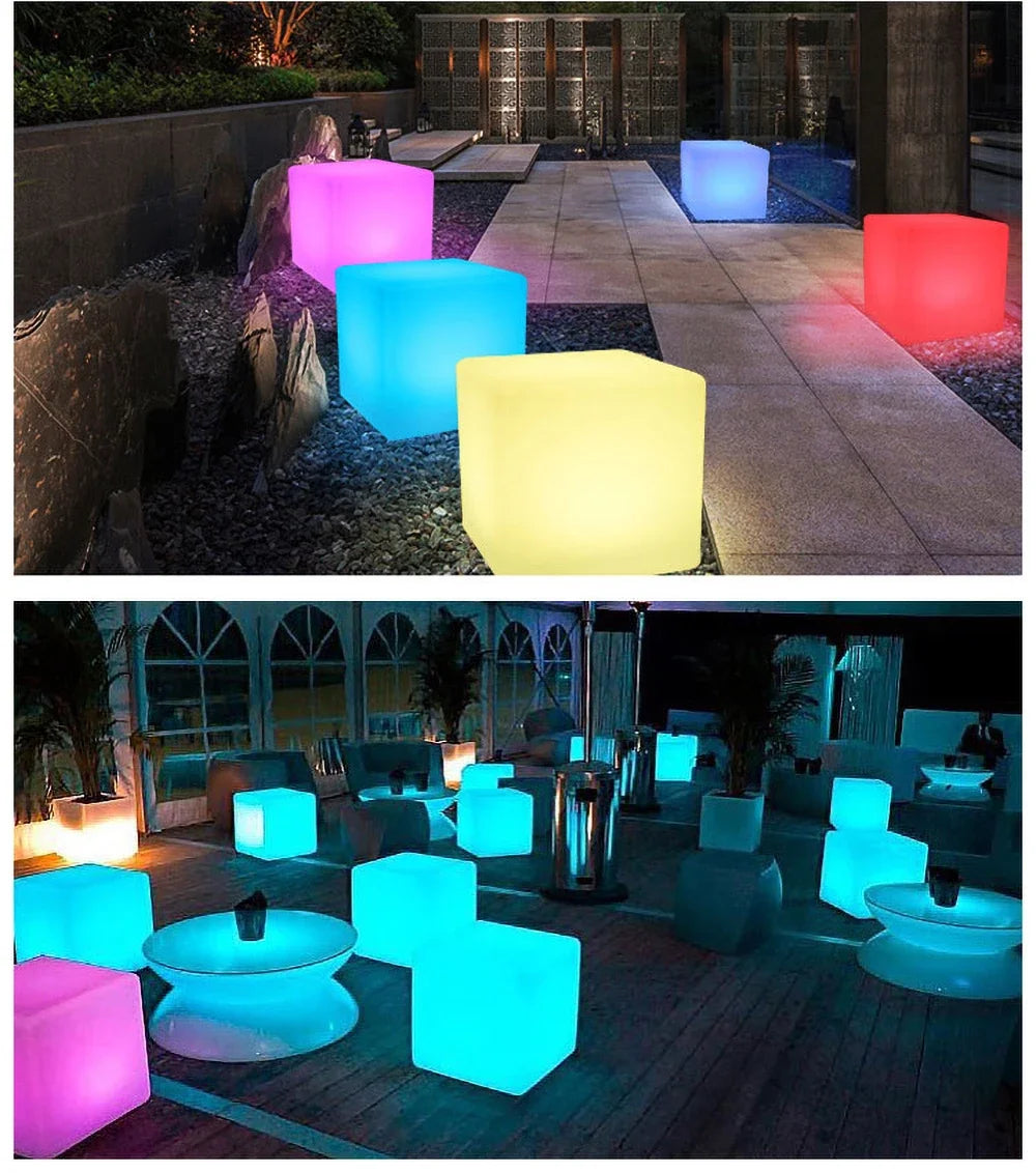 Cube LED RGB Jardin Outdoor – photo 16