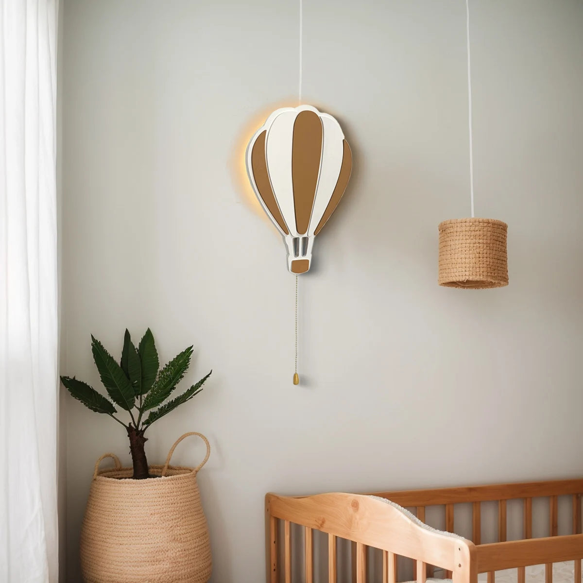 Veilleuse Murale Nuage Enfant — Lampe Design Bois LED pour Chambre Bébé – photo 5