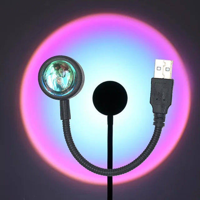 Lampe Sunset Arc-en-Ciel Néon – photo 26