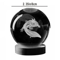 Boule Cristal Axolotl 6cm Cadeau – photo 6