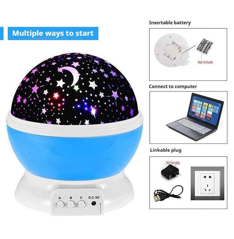 Projecteur Galaxie Pro Starry Sky 360° USB – photo 5