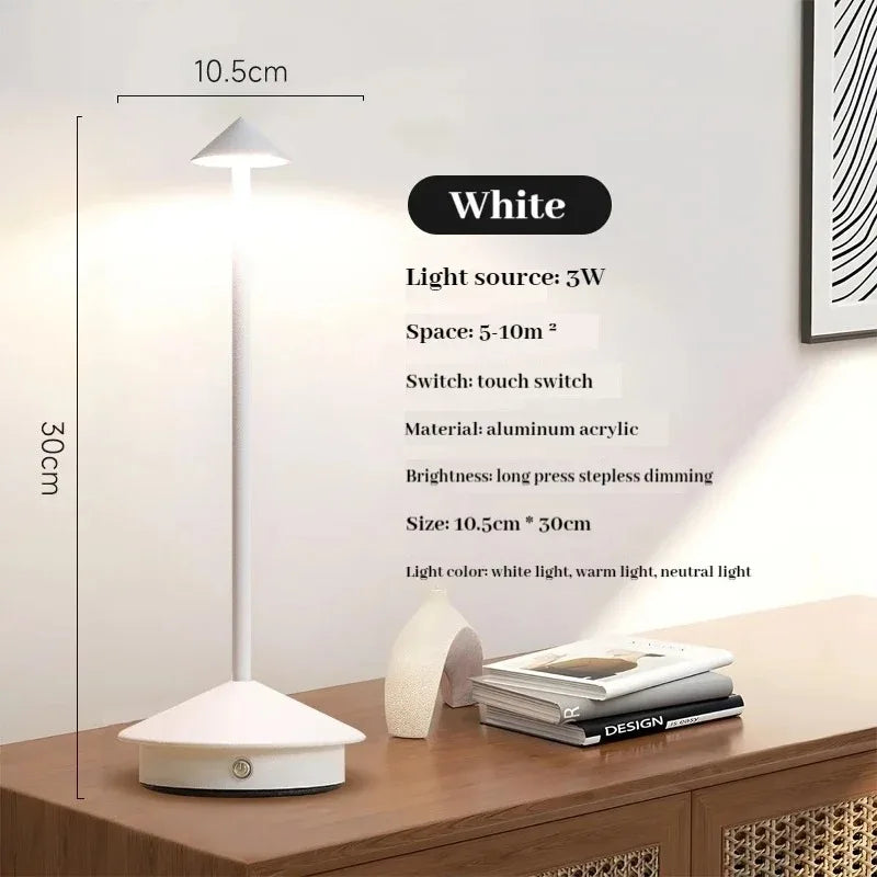 Lampe Tactile Sans Fil Bureau 3 Couleurs – photo 18