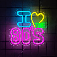 Néon LED Rétro 80s Mural – photo 13