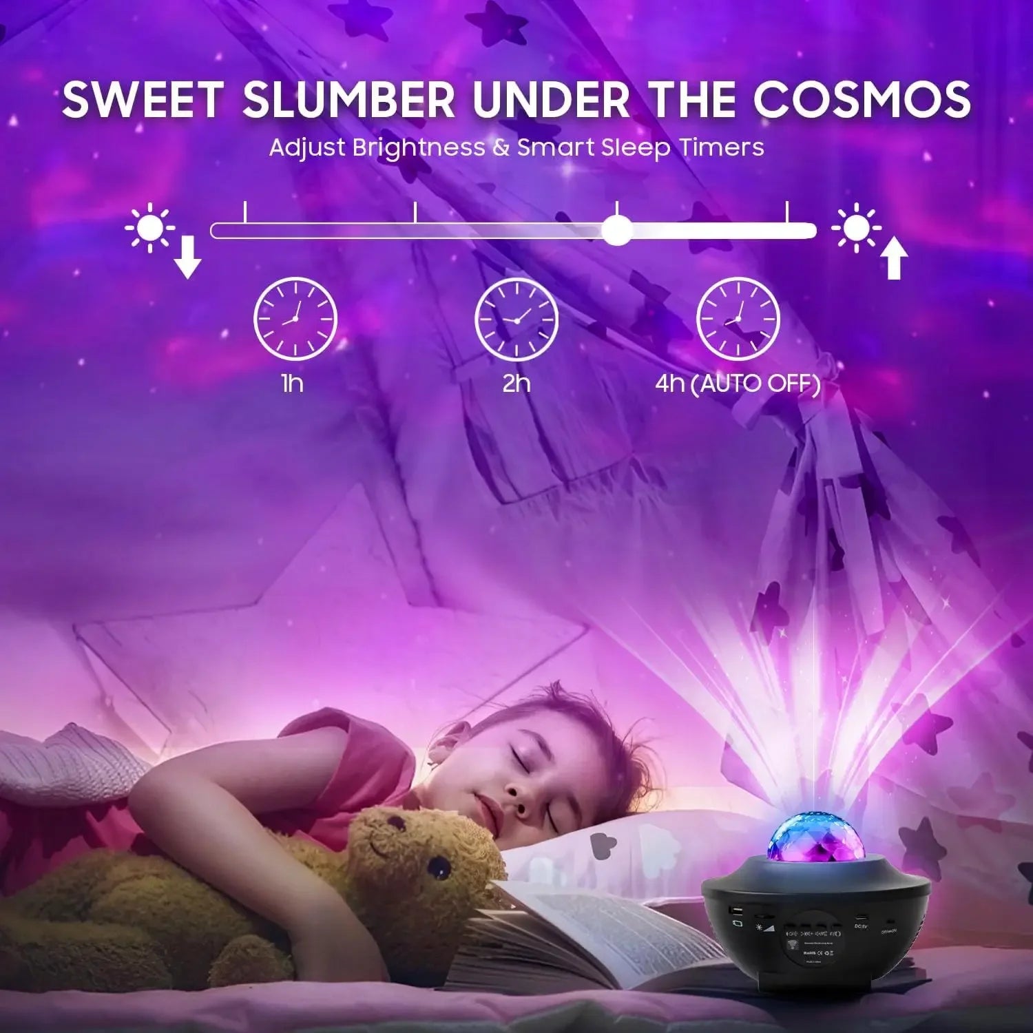 Projecteur Galaxie Pro Starry Sky 360° Bluetooth – photo 11