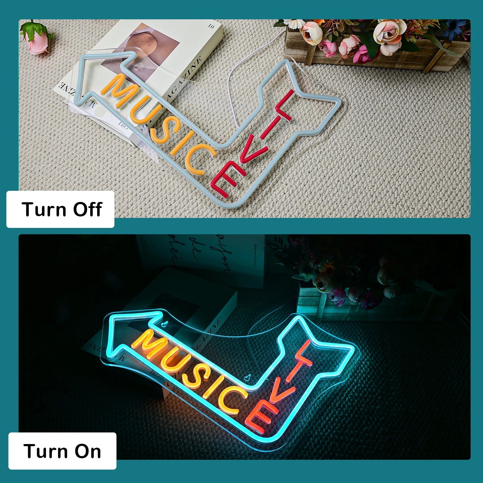 Néon LED Music Mural – photo 8