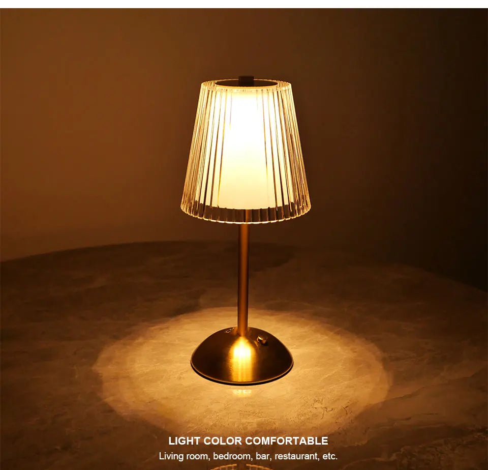 Lampe Tactile Nordique Rechargeable Chevet – photo 14