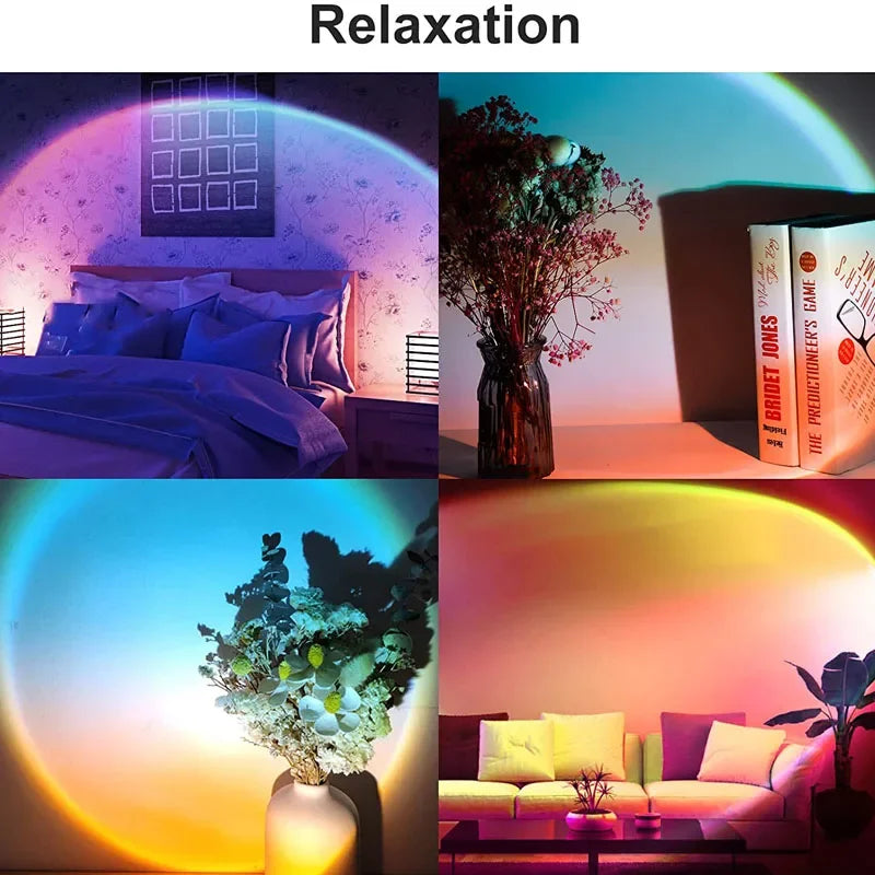 Lampe Coucher de Soleil USB Murale – photo 7