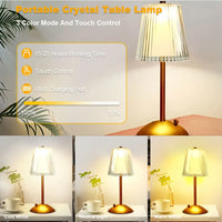 Lampe Tactile Nordique Rechargeable Chevet – photo 9