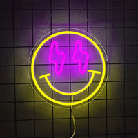 Néon LED Smile Face Mural – photo 12