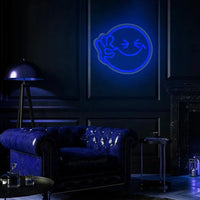 Néon LED Smile Face Mural – photo 5