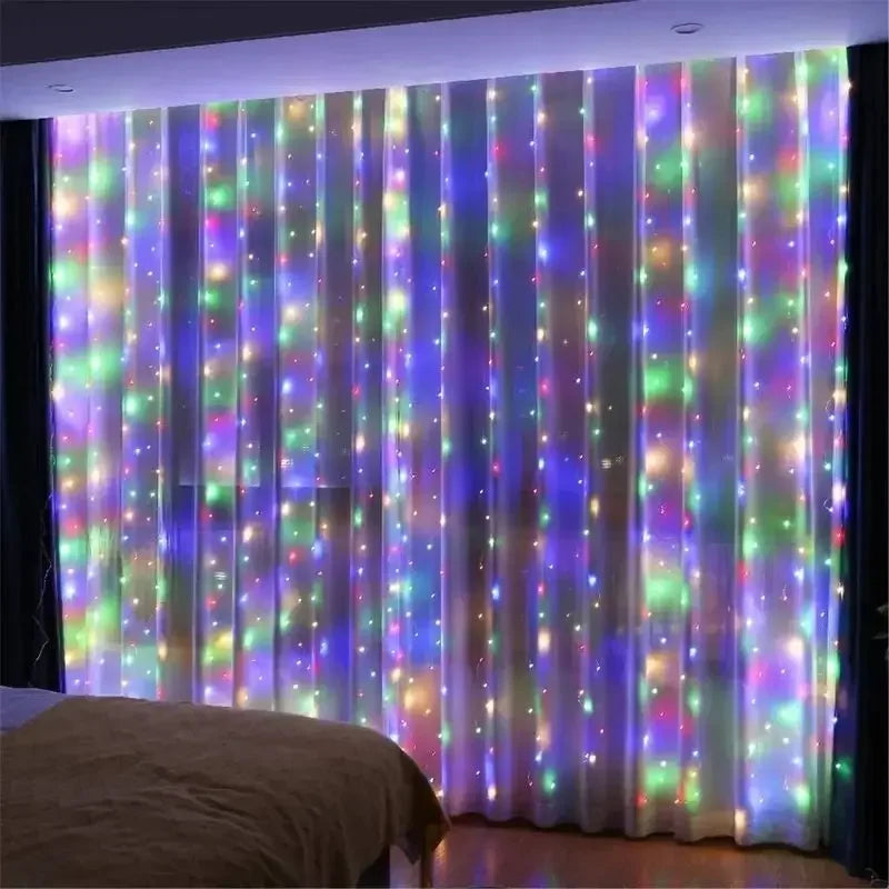 Rideau LED Guirlande Télécommande USB Télécommande – photo 13