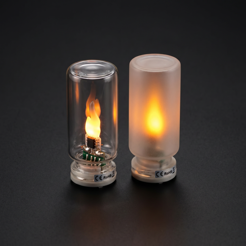 Lunaria Bougie LED Flamme Vacillante - bougie LED - flamme réaliste