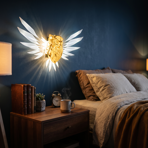 Lampe Hibou Murale 3D – photo 2