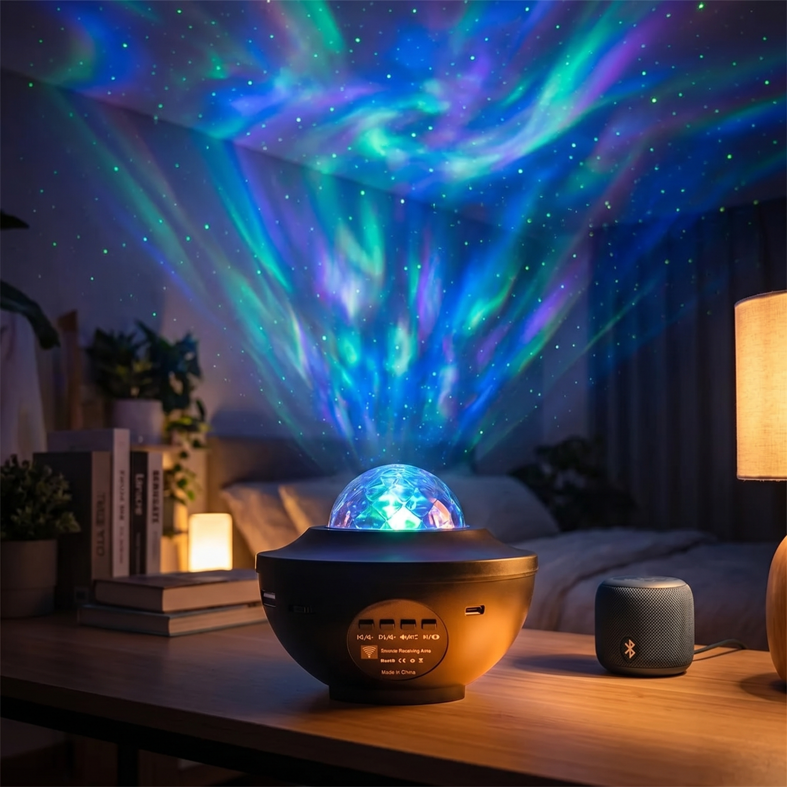 Lunaria Projecteur Galaxie Pro Starry Sky 360° Bluetooth - ambiance cosmique dans une chambre
