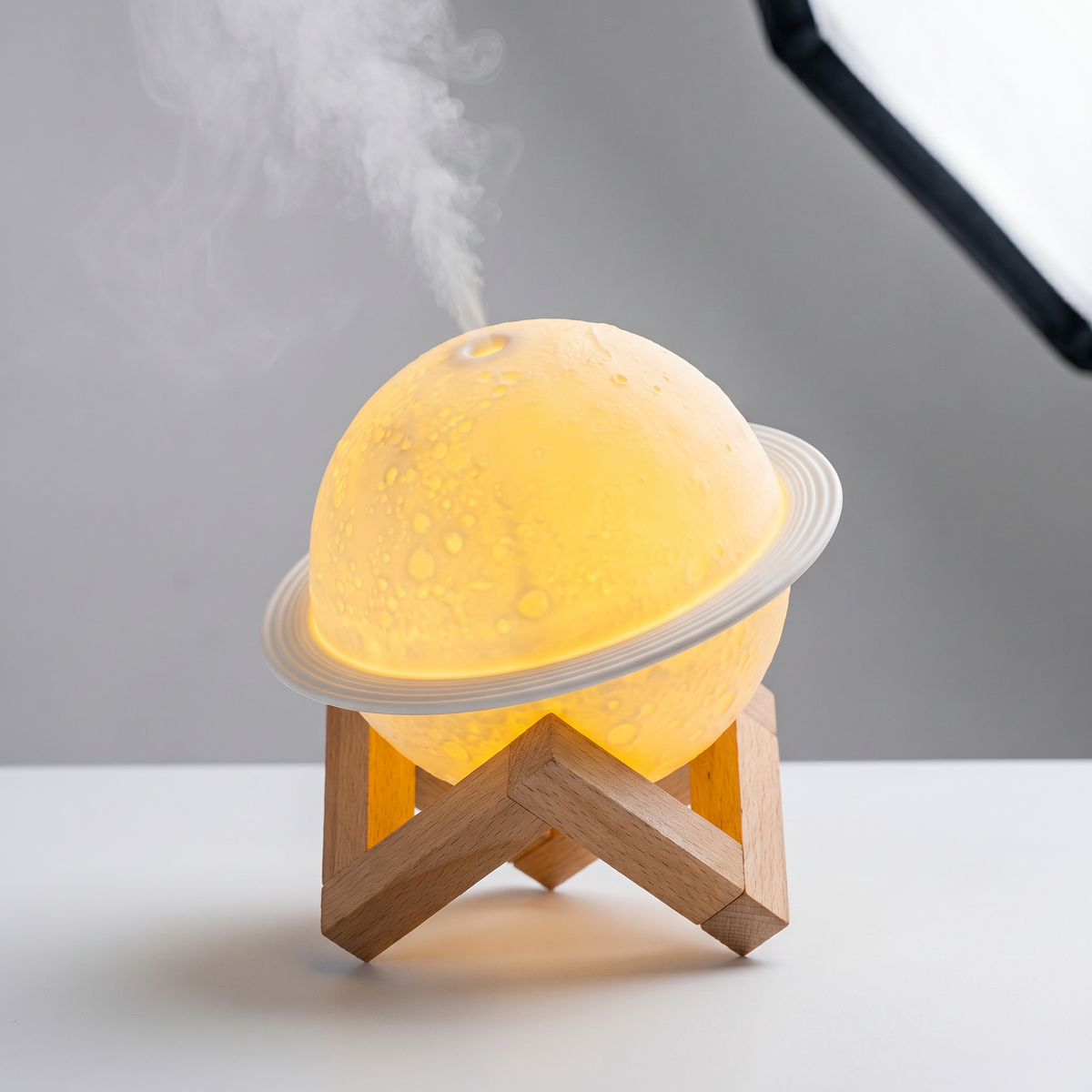 Lunaria Lampe Lune Humidificateur LED Bedside - lampe lune 3D - effet 3D réaliste