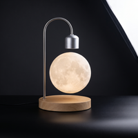 Lunaria Lampe Lune Lévitation Magnétique 360° - lampe lune 3D - effet 3D réaliste