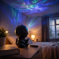 Lunaria Projecteur Étoiles Galaxie Chambre LED - projecteur étoiles - étoiles scintillantes - décoration intérieur LED