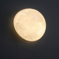 Lampe Lune Murale Semi-Circulaire Nordique – photo 6