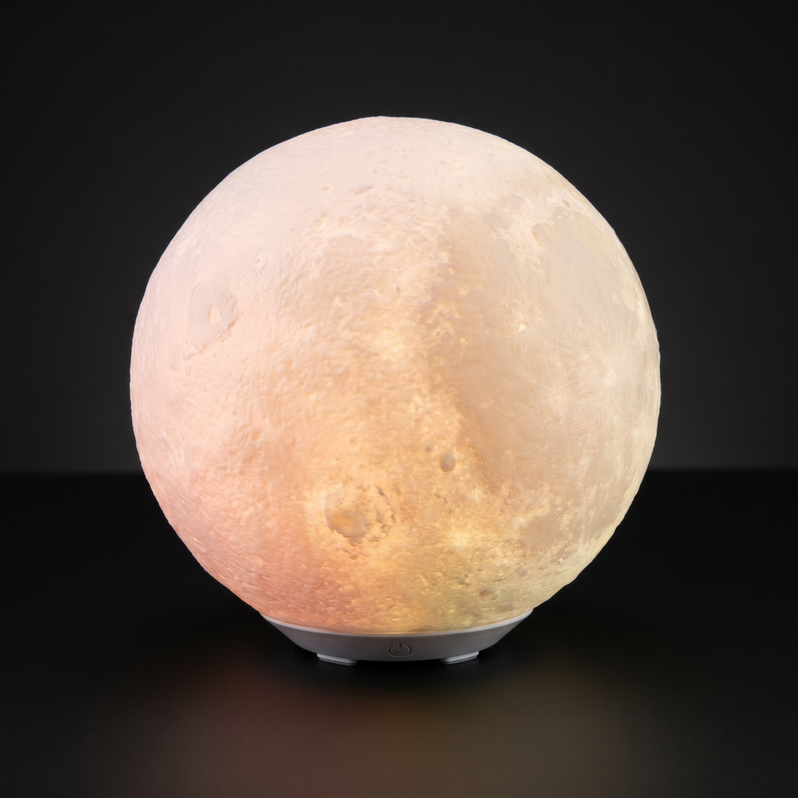 Lunaria Lampe Lune Tactile Pile Enfant Veilleuse - lampe lune 3D - cratères lunaires - décoration intérieur LED