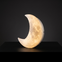 Lampe Lune Murale Semi-Circulaire Nordique – photo 7