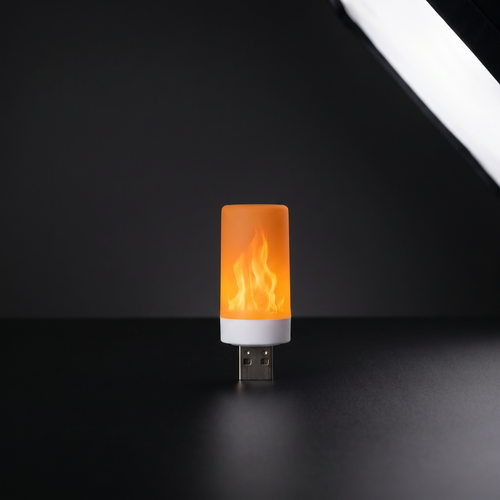 Lunaria Bougie LED Flamme Vacillante USB - bougie LED - flamme réaliste