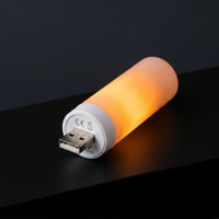 Lunaria Bougie LED Flamme Vacillante USB - bougie LED - sans fumée - décoration intérieur LED