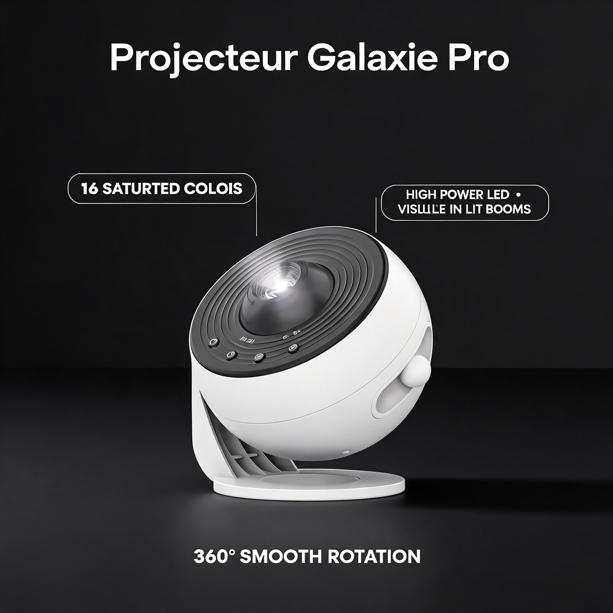 Lunaria Projecteur Galaxie Pro Starry Sky 360° Pro - projecteur galaxie - projection 360°