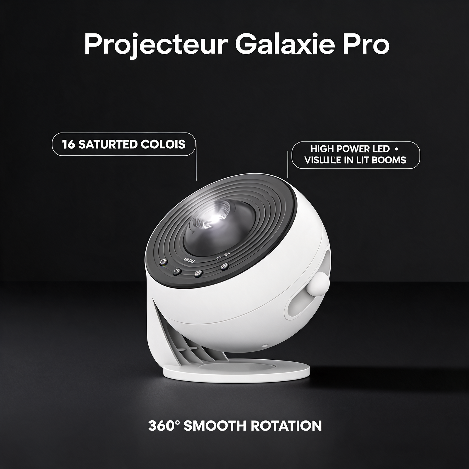Projecteur Galaxie Pro Starry Sky 360° Pro | LUNARIA