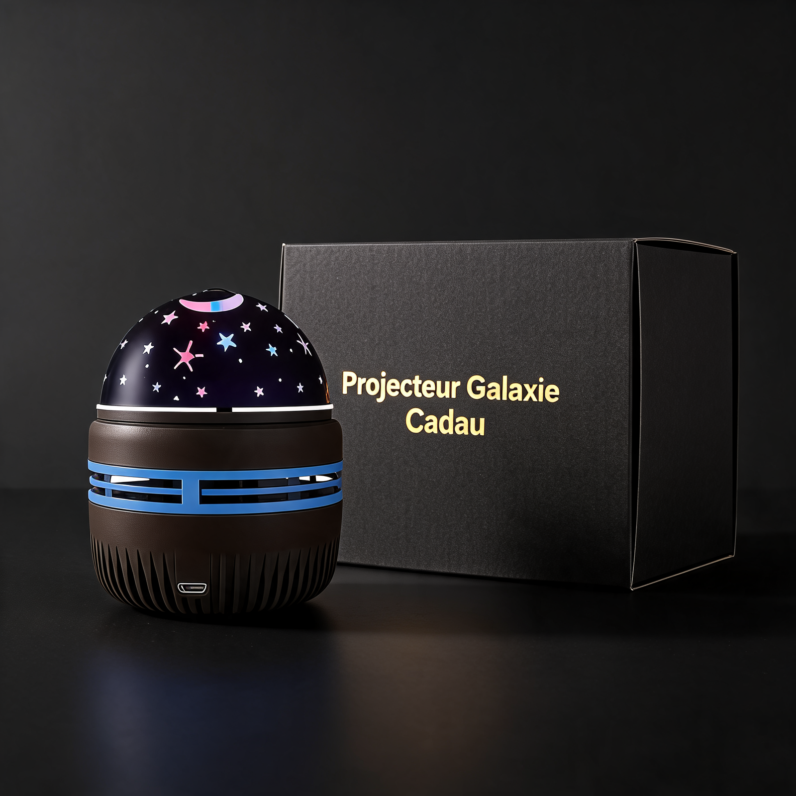 Lunaria Projecteur Galaxie Pro Starry Sky 360° Cadeau - projecteur galaxie - spectacle lumineux - décoration intérieur LED