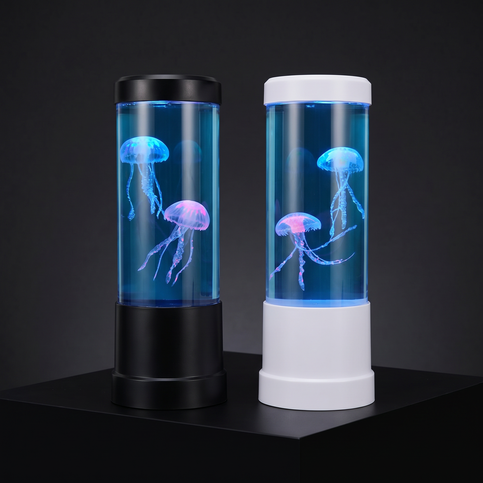 Lunaria Lampe Méduse Aquarium LED - lampe méduse aquarium - eau illuminée - décoration intérieur LED