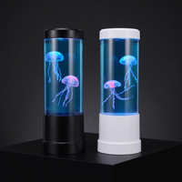 Lunaria Lampe Méduse Aquarium LED - lampe méduse aquarium - eau illuminée - décoration intérieur LED