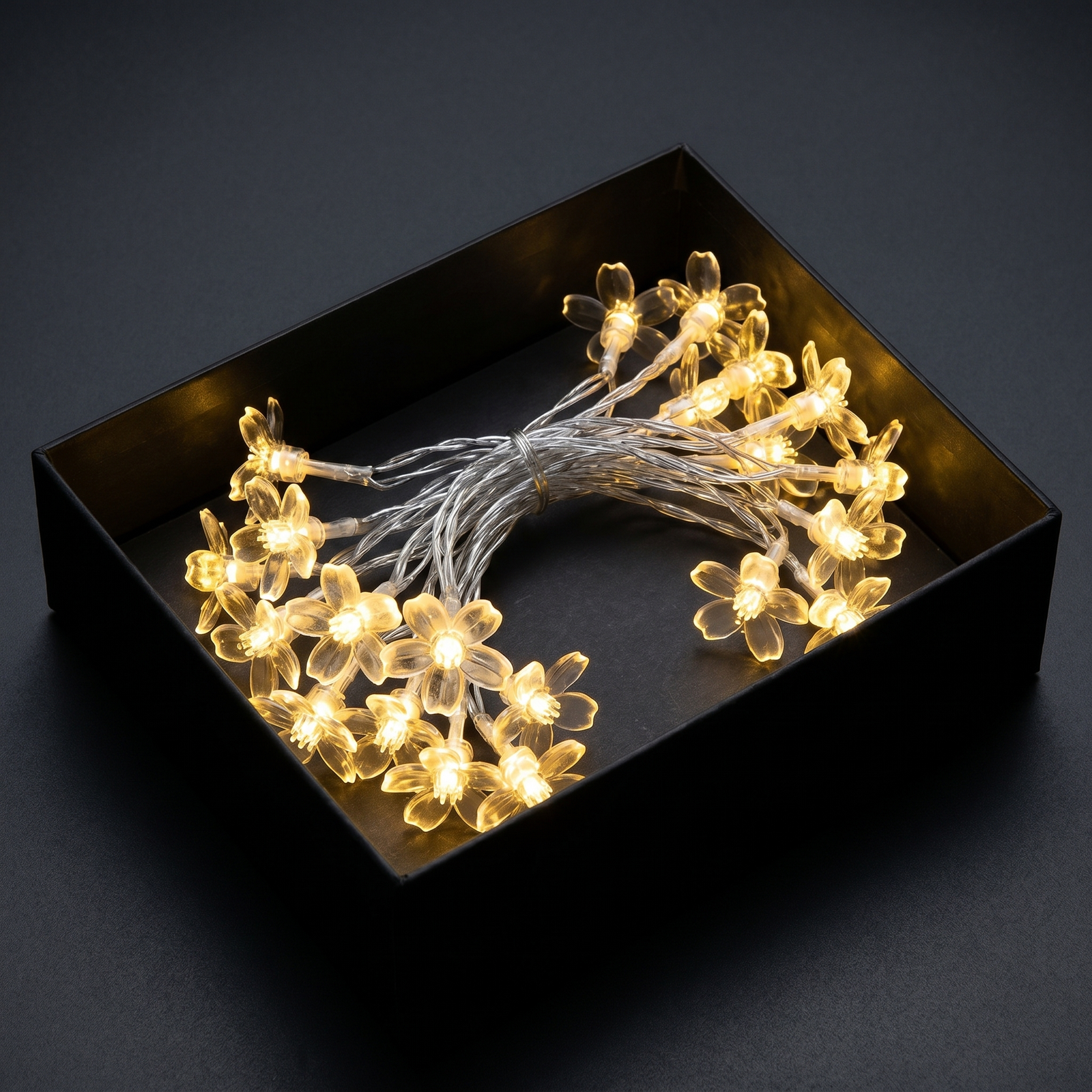 Lunaria Guirlande Cerisier LED Cadeau - guirlande lumineuse LED - LED scintillantes - décoration intérieur LED