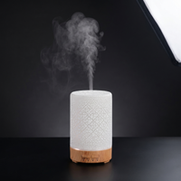 Lunaria Diffuseur Aroma 150ml Ultrasonique Minuteur - diffuseur aromathérapie LED - brume fine LED