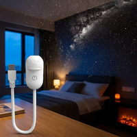 Lunaria Projecteur Galaxie Pro Starry Sky 360° USB - projecteur galaxie LED en situation dans une chambre - ambiance cosmos immersif