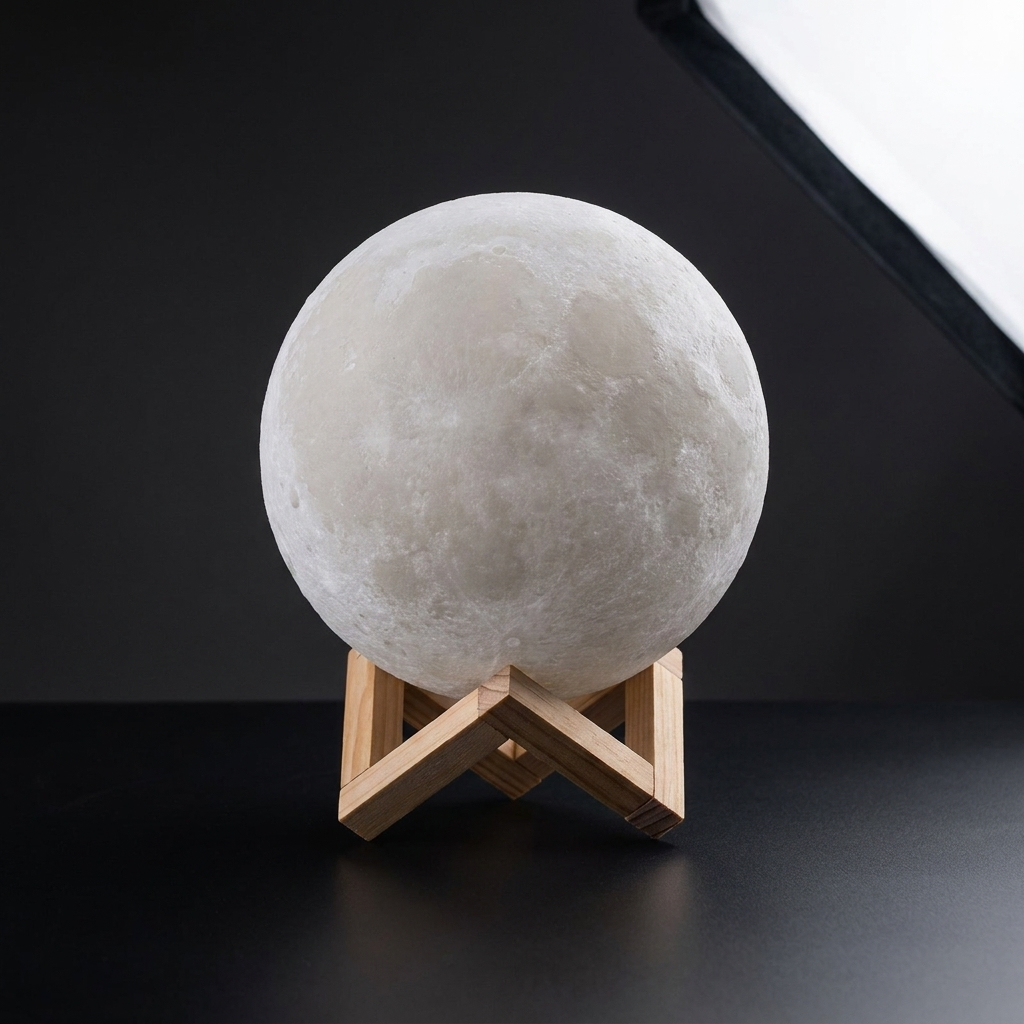 Lampe Lune 3D Rechargeable 16 Couleurs Tactile | LUNARIA